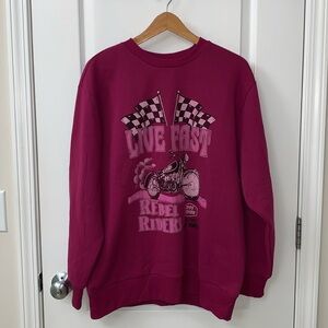 Raspberry “Live Fast - The Rebel Riders - 1995 Tour” Vintage Crewneck Sweatshirt